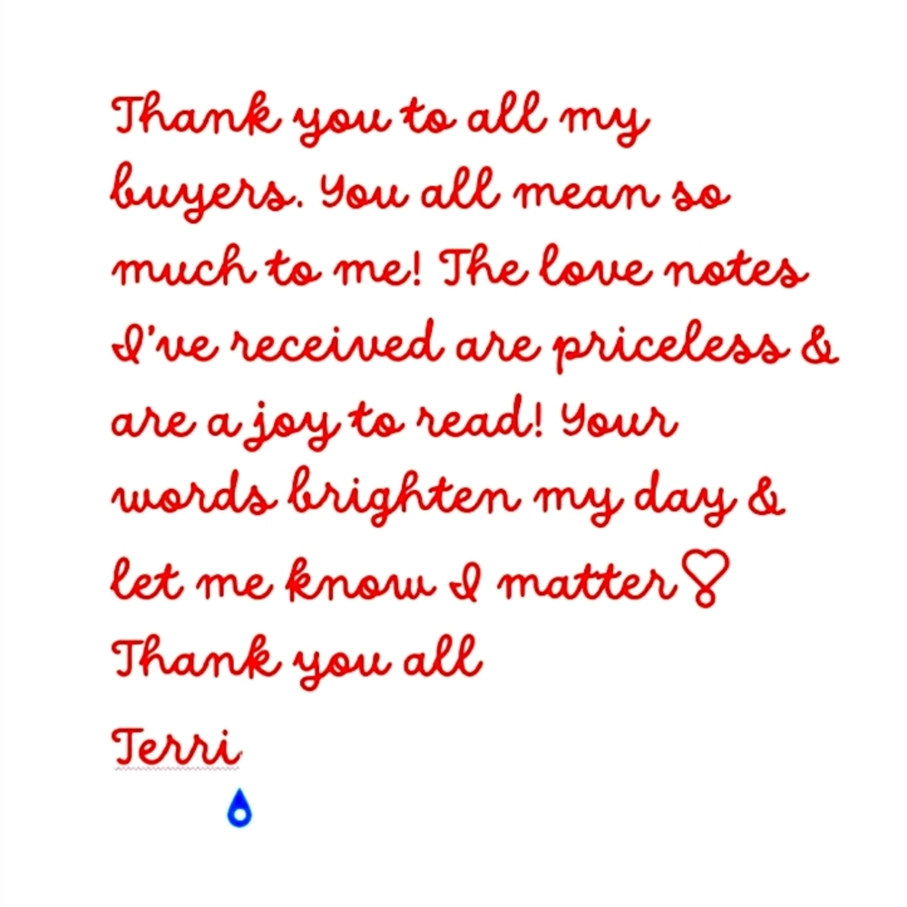 LOVE to ALL my Buyers